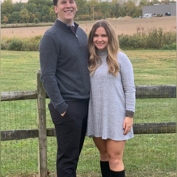 Mossimo Supply Co | Gray Long-Sleeve Short Sweater Dress - Picture 11 of 11